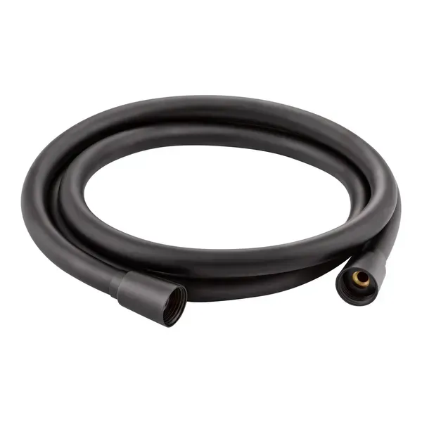 Шланг для ручного душа Qtap Hadice QTHADPVC160B 1600 мм Black Matt Шланг для ручного душа Qtap Hadice QTHADPVC160B 1600 мм Black Matt