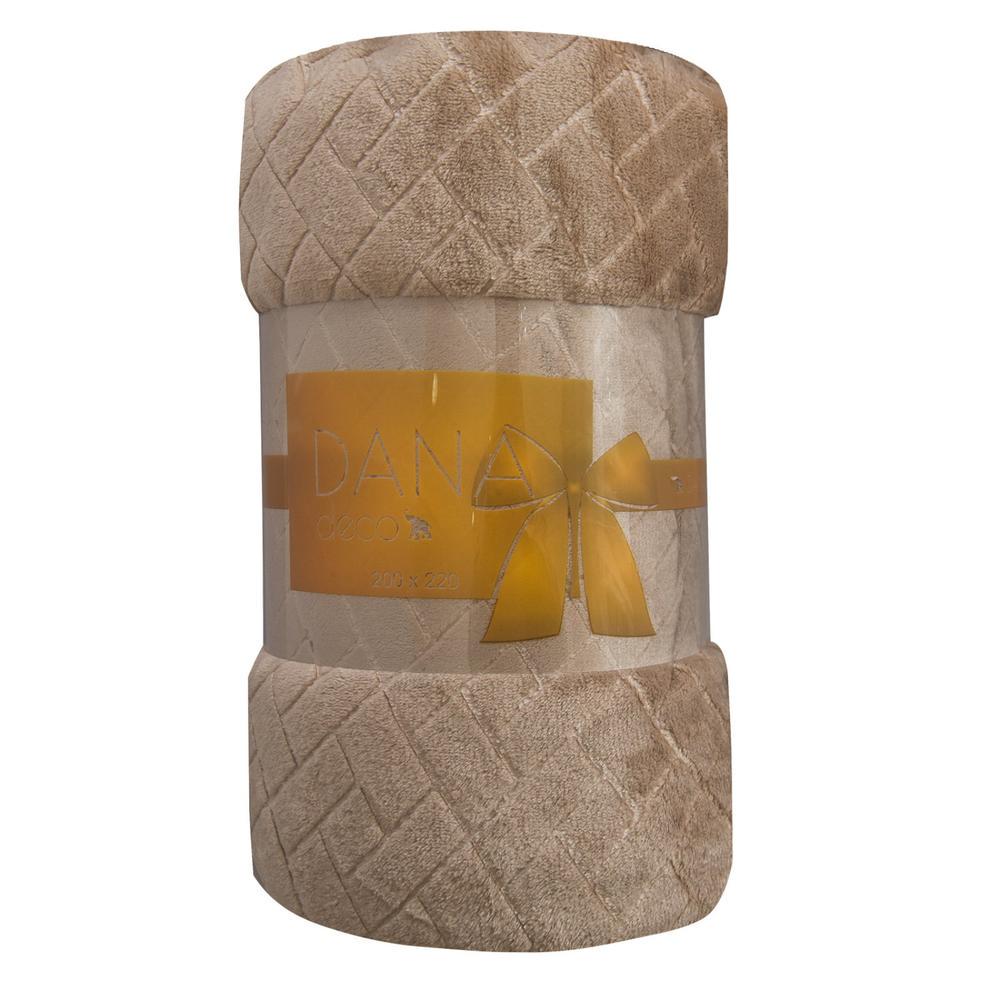 Плед Dana Deco Паркет 160х200 см полиэстер FZ160 Бежевый (DR014103)