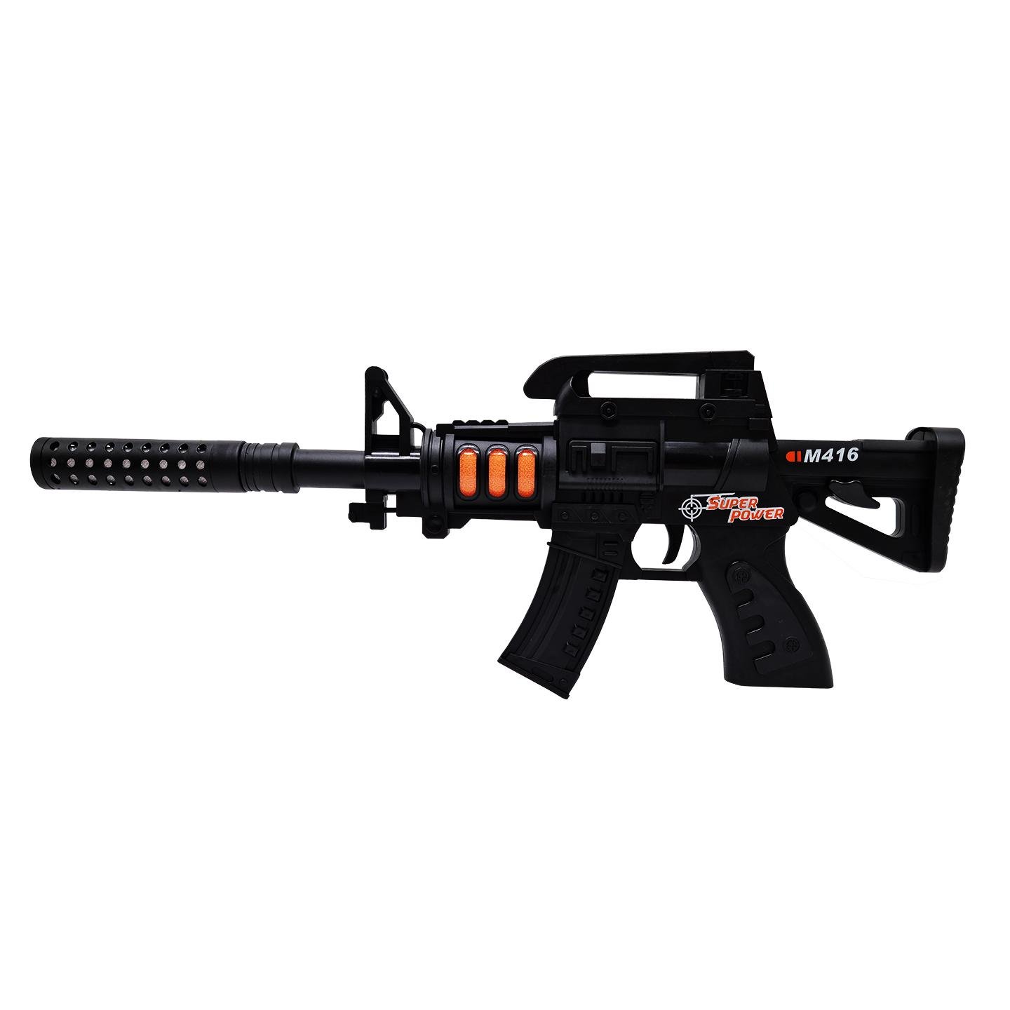 Автомат детский Chuang Li Da игрушечный со звуком со подсветкой M16 Черный (IW-181-W-7) Автомат детский Chuang Li Da игрушечный со звуком со подсветкой M16 Черный (IW-181-W-7)