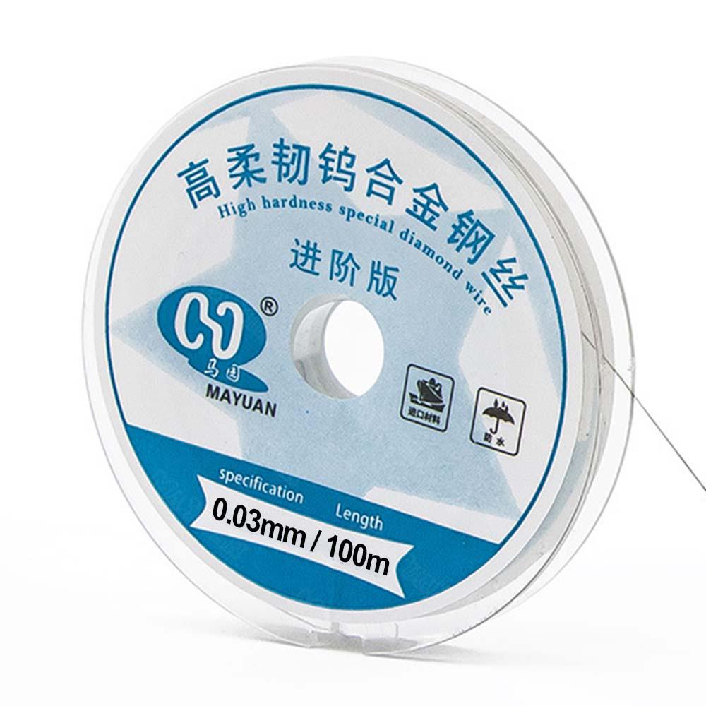 Струна для разделения дисплейных модулей MaYuan MY-100J 0,03 мм 100 м (2000996196068) Струна для разделения дисплейных модулей MaYuan MY-100J 0,03 мм 100 м (2000996196068)