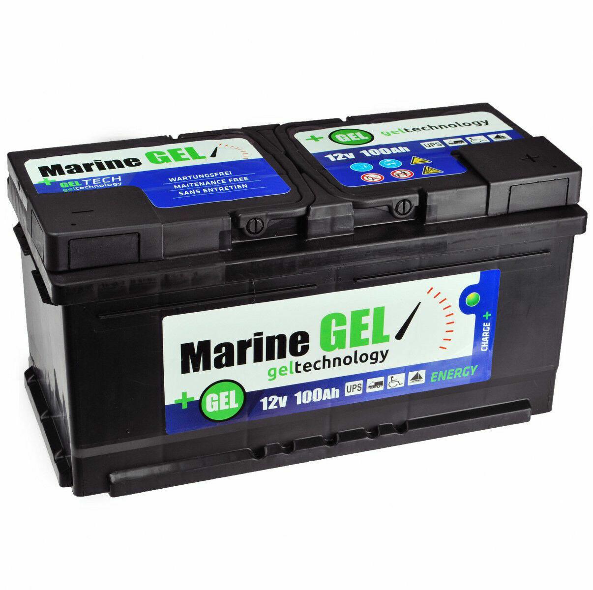 Гелевий аккумулятор MarineGEL 12 V 100Ah - фото 2 Гелевий аккумулятор MarineGEL 12 V 100Ah - фото 2