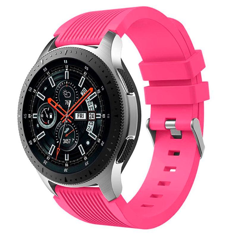 Силіконовий ремінець Watchbands Galaxy для Samsung Galaxy Watch 3 45 мм Рожевий (WB001GALAXYPINK345) - фото 2