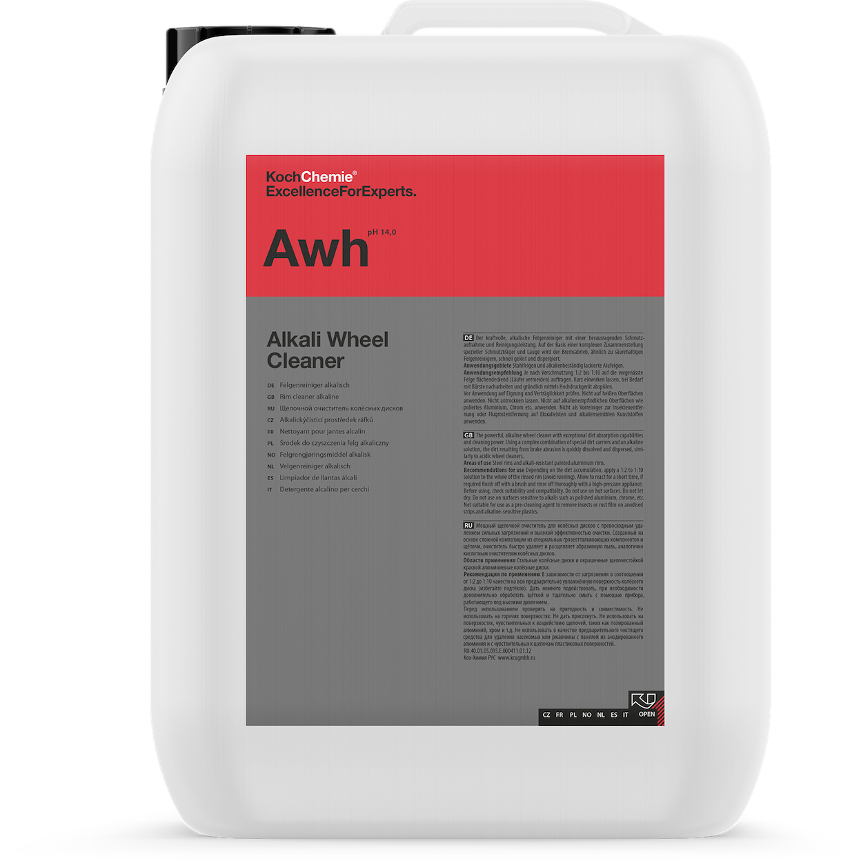 Очиститель колесных дисков щелочной Koch-Chemie Alkali Wheel Cleaner 5 л