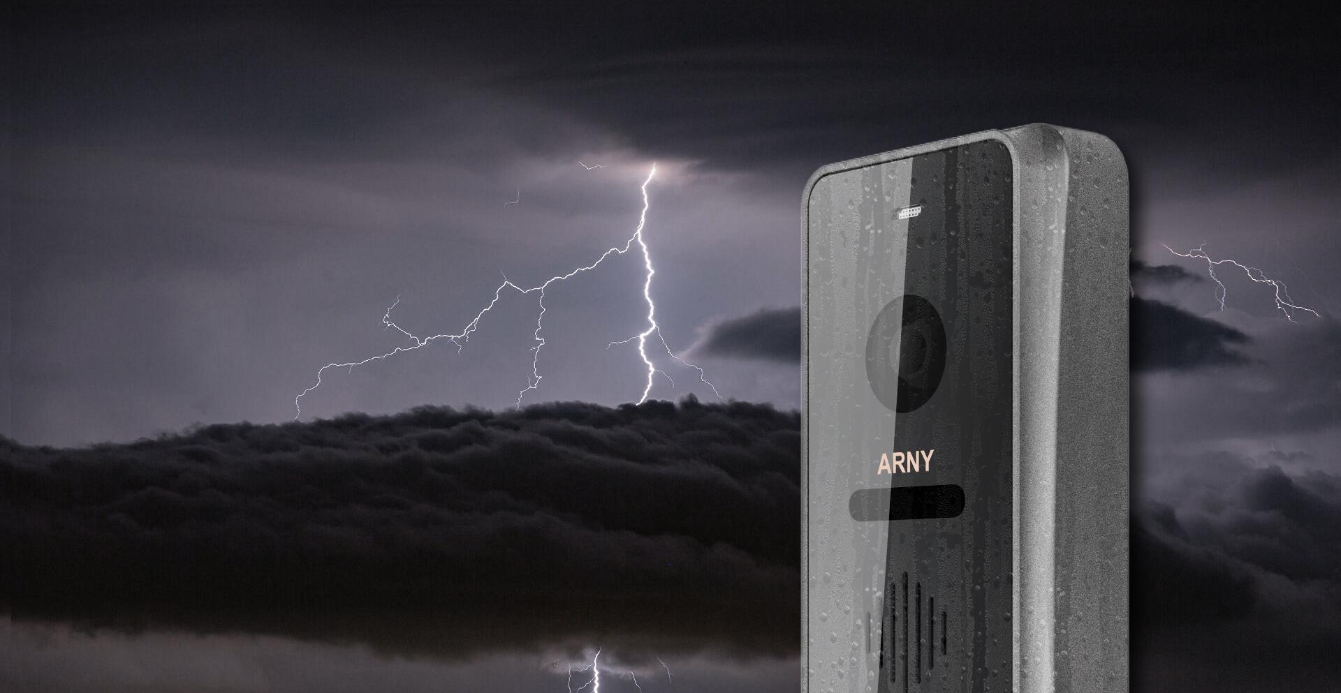 Відеопанель ARNY AVP-NG432 2Mpx з БКЗ і кронштейном 20° Graphite (270660) - фото 3