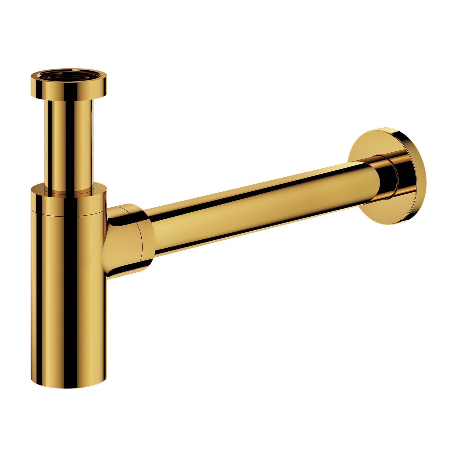 Сифон для раковини Omnires A186GL 1 1/4" впуск Золотий (169236)