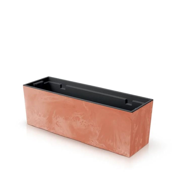Ящик балконний Prosperplast Urbi Case Beton Effect 80 см Теракотовий/Мармуровий (DUC800E-R624)