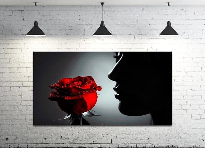 Картина на холсте DK Роза и дама 50х100 см (DKP4560-l245)