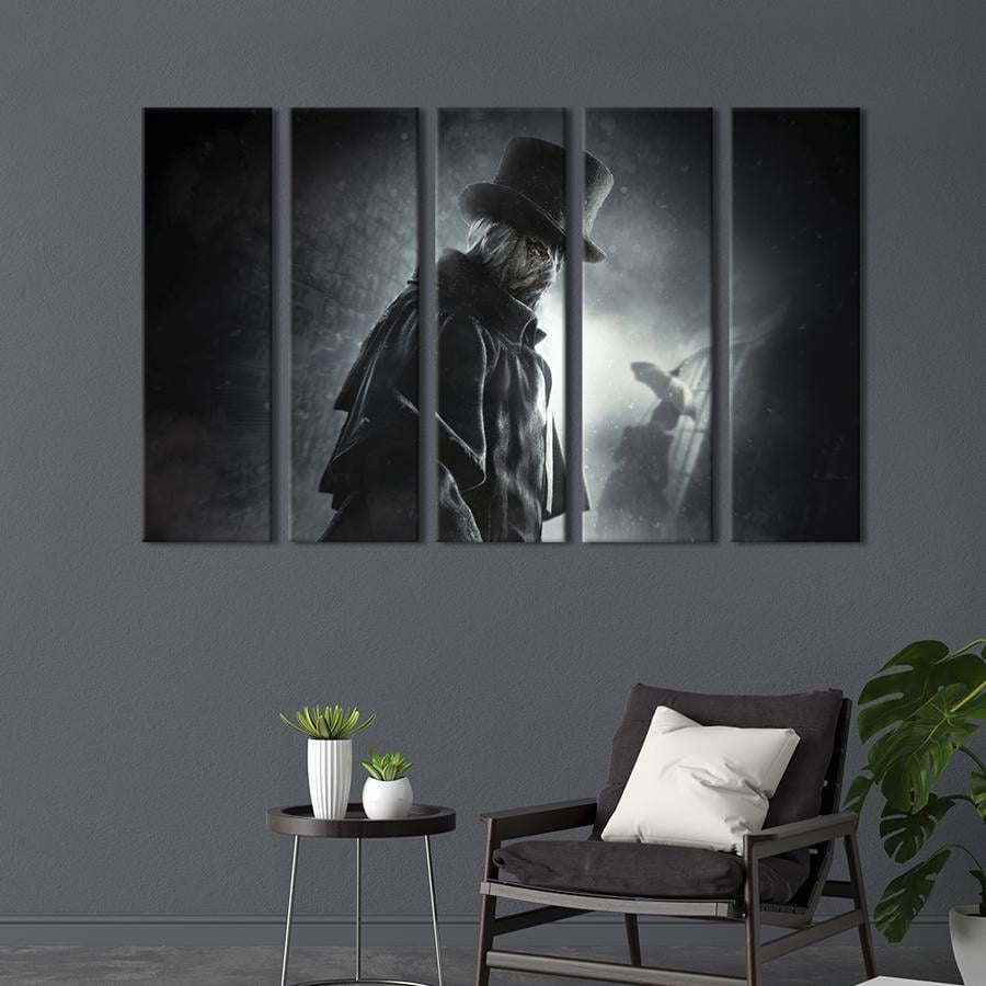 Картина на холсте Джек Потрошитель в маске, Assassin's Creed: Syndicate 155x95 см (1435-51)