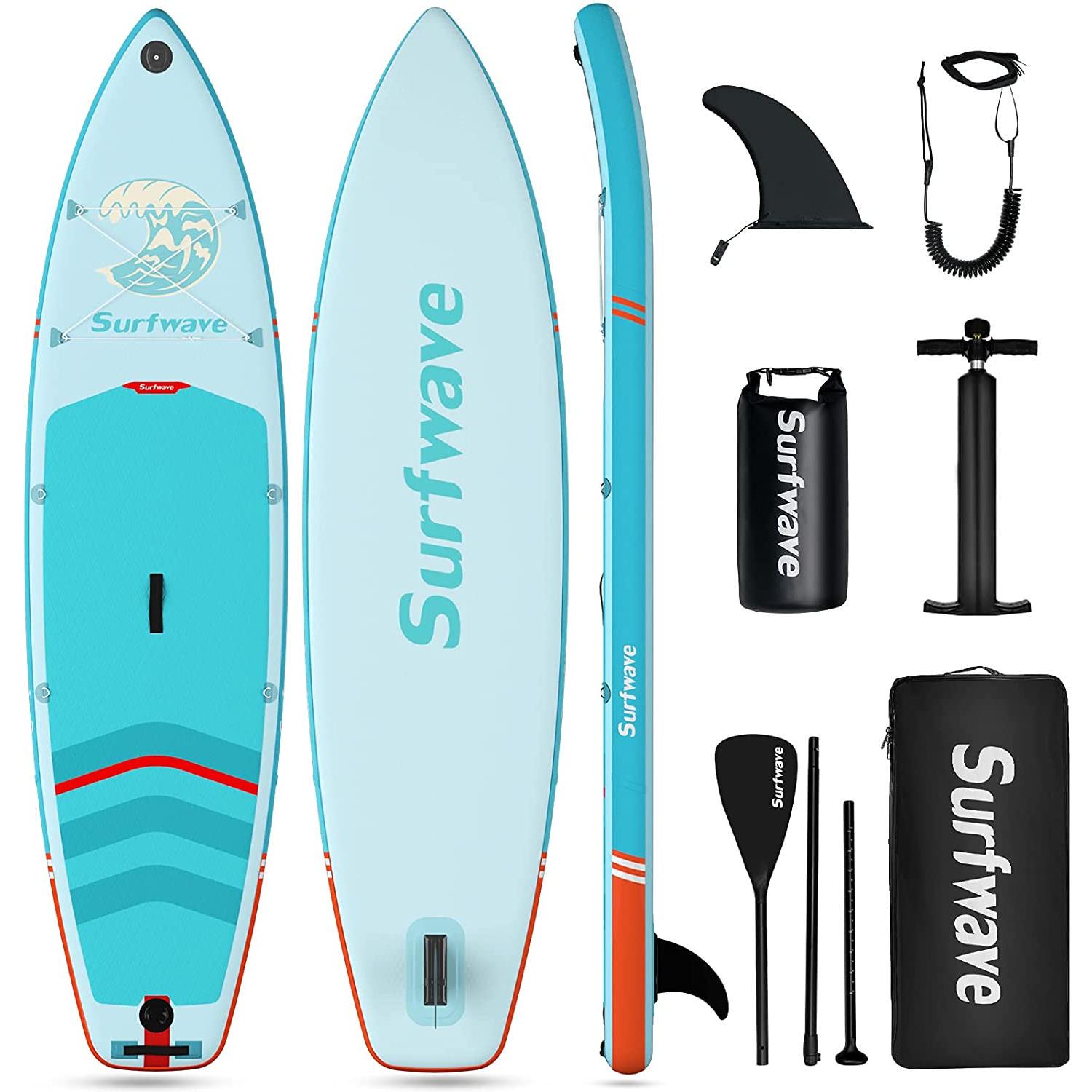 Доска SUP SURFWAVE 10.8 Светло-зеленый - фото 2