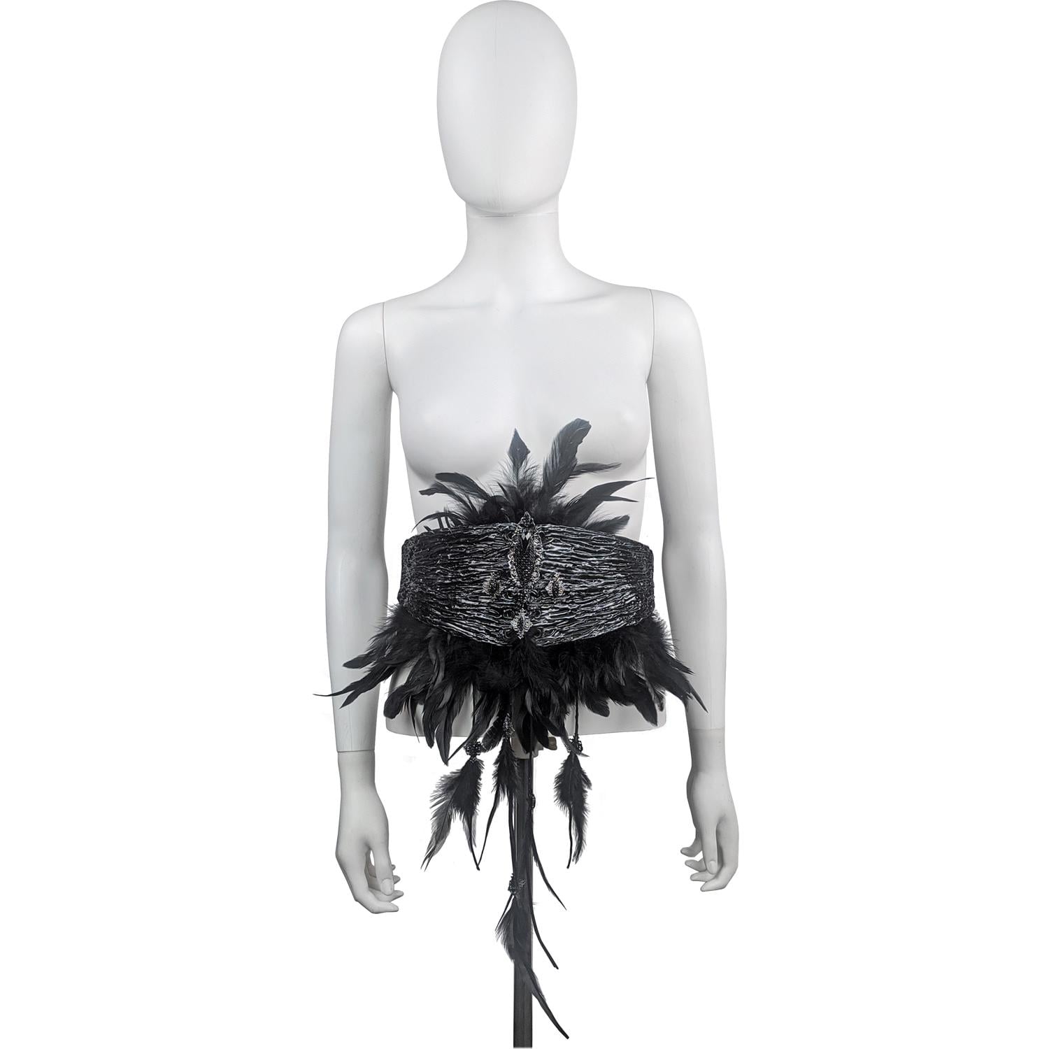 Пояс-корсет Seta Decor Чорний птах (23-638BLK-SL) Пояс-корсет Seta Decor Чорний птах (23-638BLK-SL)