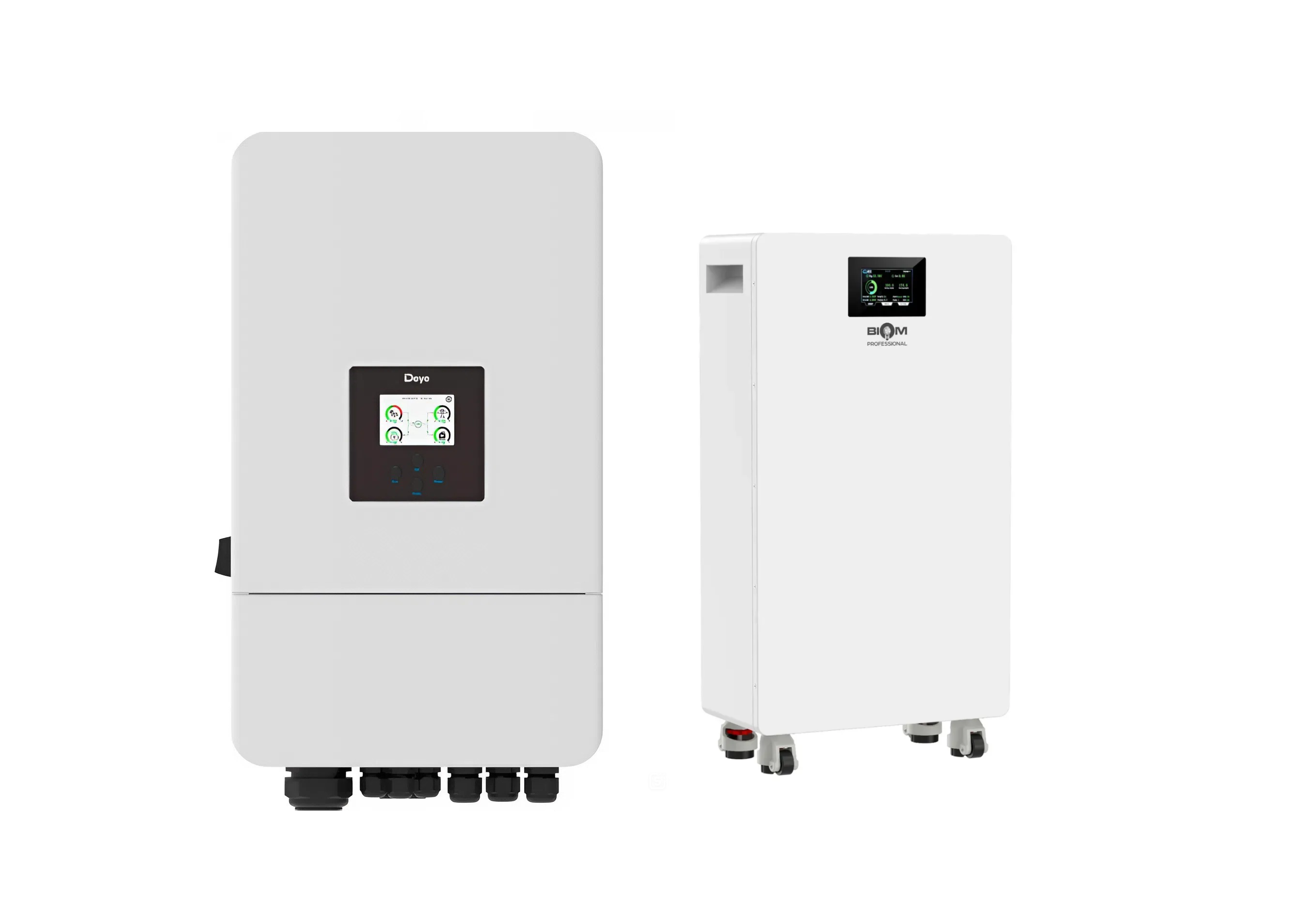 Инвертор Deye SUN-12K-SG05LP3-EU 12 кВт и аккумулятор Biom Professional BALFP-512300-V2 15,36 кВт·ч (33148795)