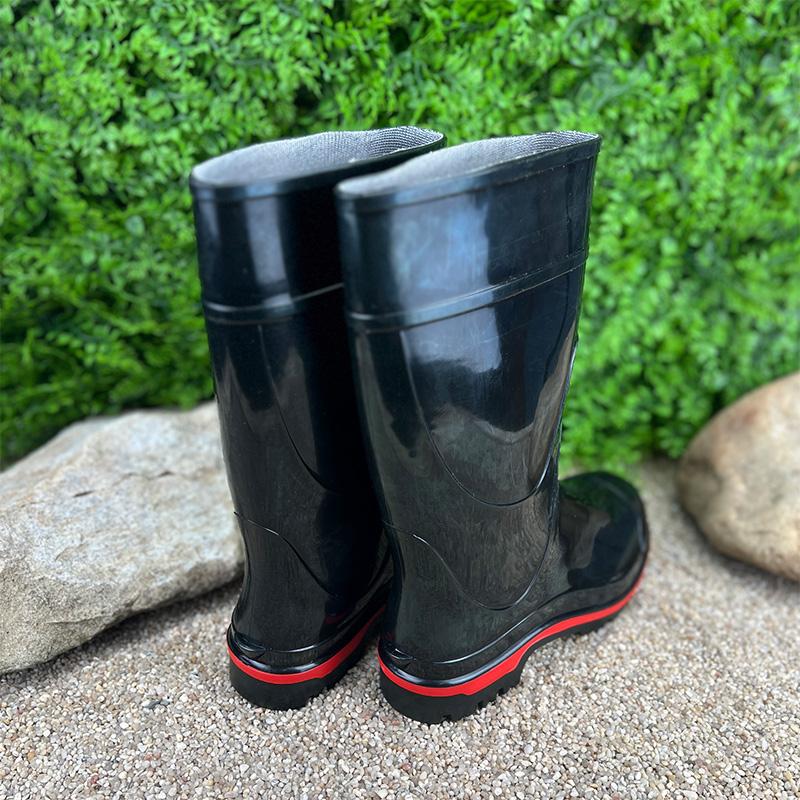 Гумові чоботи жіночі Е-004040-10 24,8 см p. 38 Чорний (77280262) - фото 3