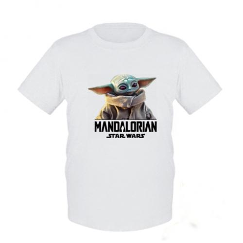 Футболка детская Little cute Yoda 104 см Белый (4110087-1-104818-2XS)