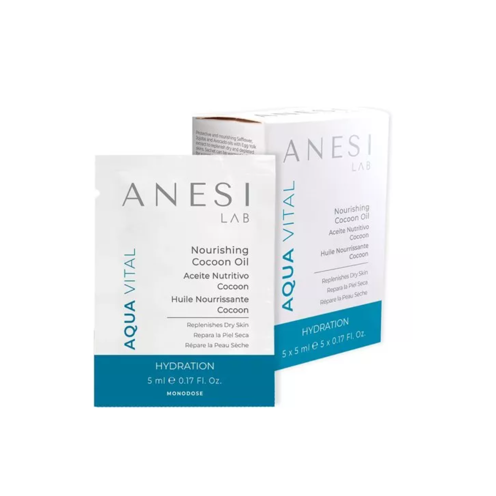 Гелево-масляний концентрат для живлення шкіри обличчя Anesi Lab Aqua Vital Nourishing Cocoon Oil 1х5 мл