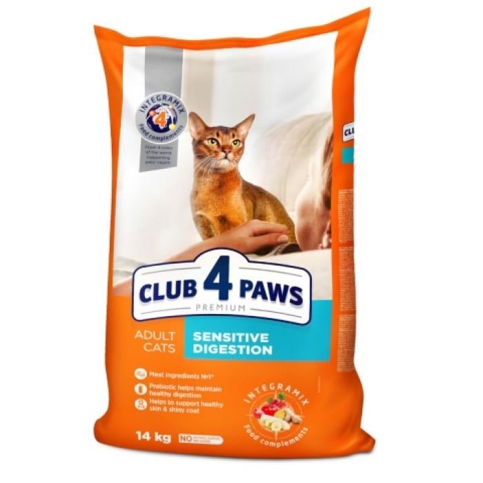 Сухой корм Club 4 Paws Sensitive 14 кг для котов с чувствительным пищеварением