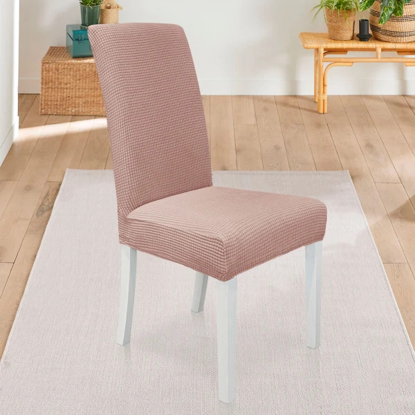 Чохол на стілець універсальний Love You Corn Fleece 83181 Какао (8-6-5130827)