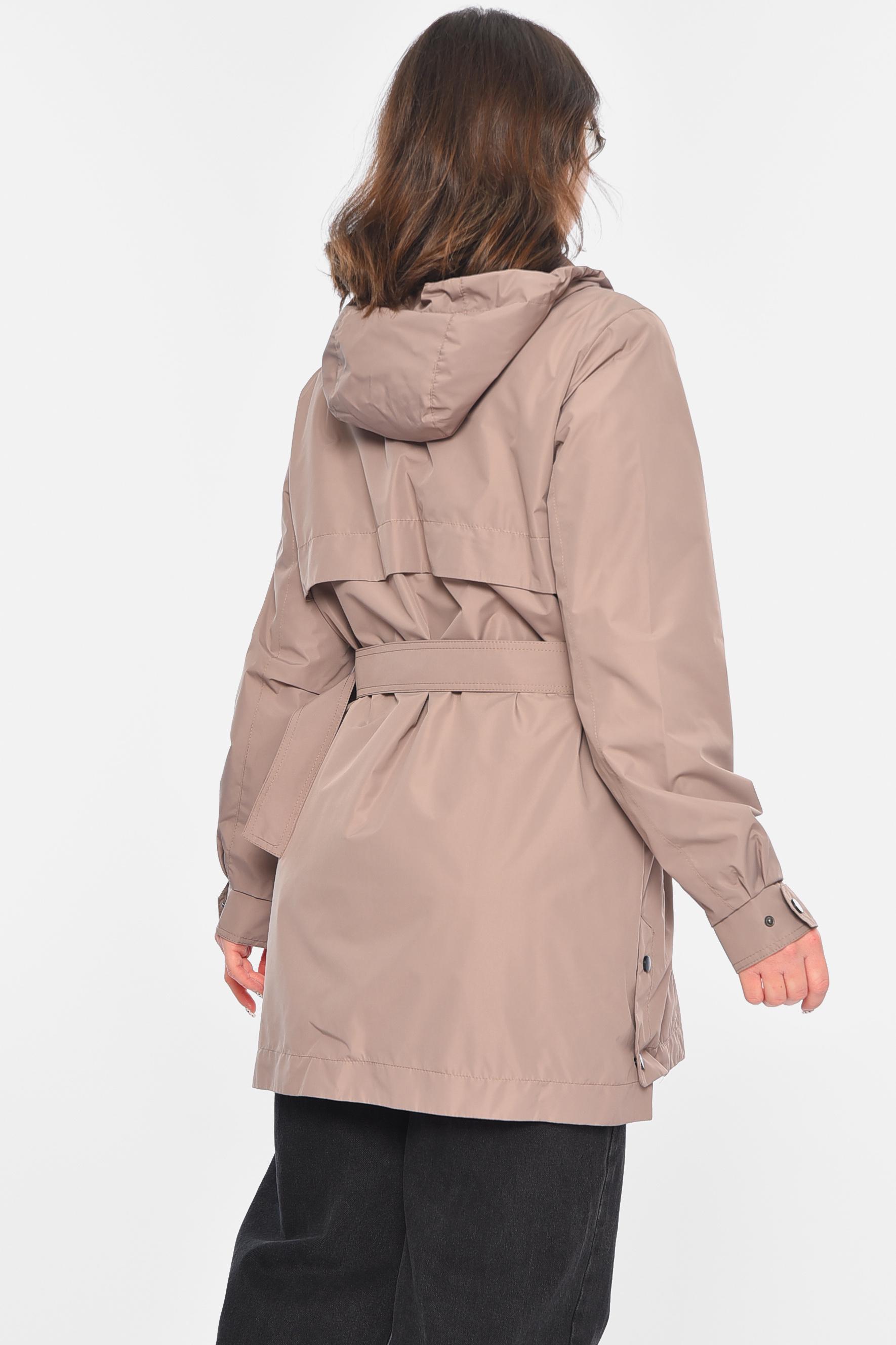 Плащ жіночий демісезонний XL Темно-бежевий (196701) - фото 3