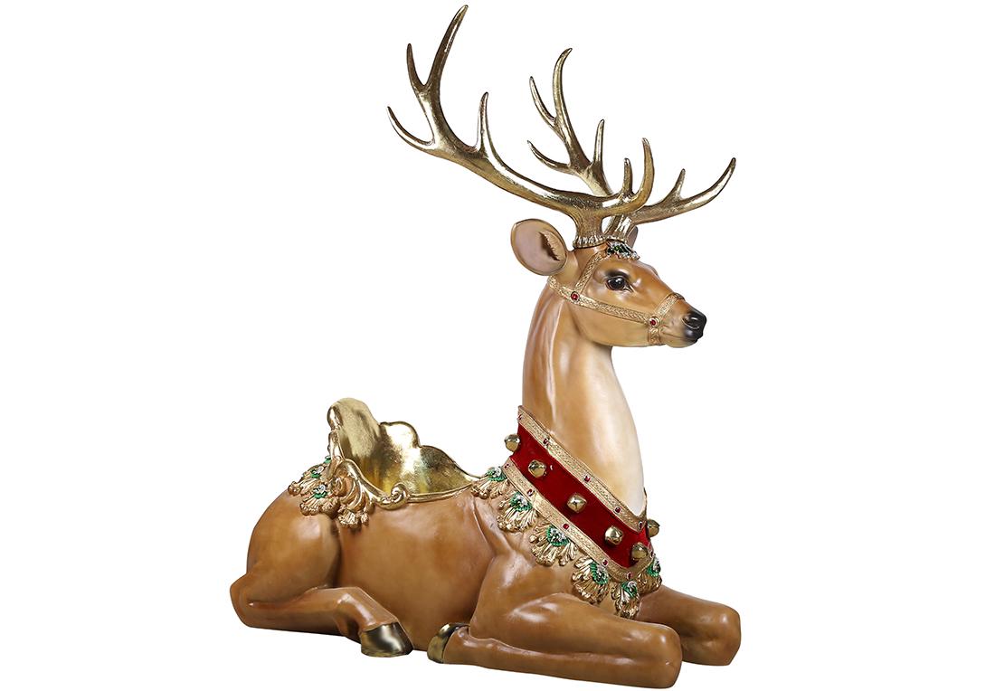 Фигура-кашпо декоративная BonaDi Олень (838-473)