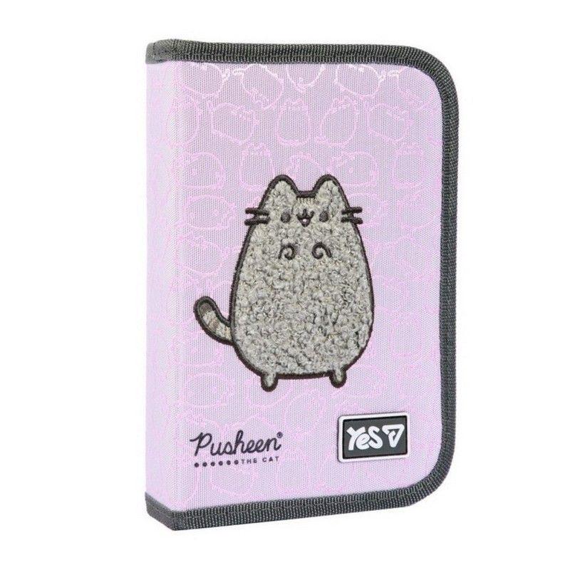 Пенал жесткий одинарный YES НР-04 Pusheen Delicacy с двумя клапанами (533741)
