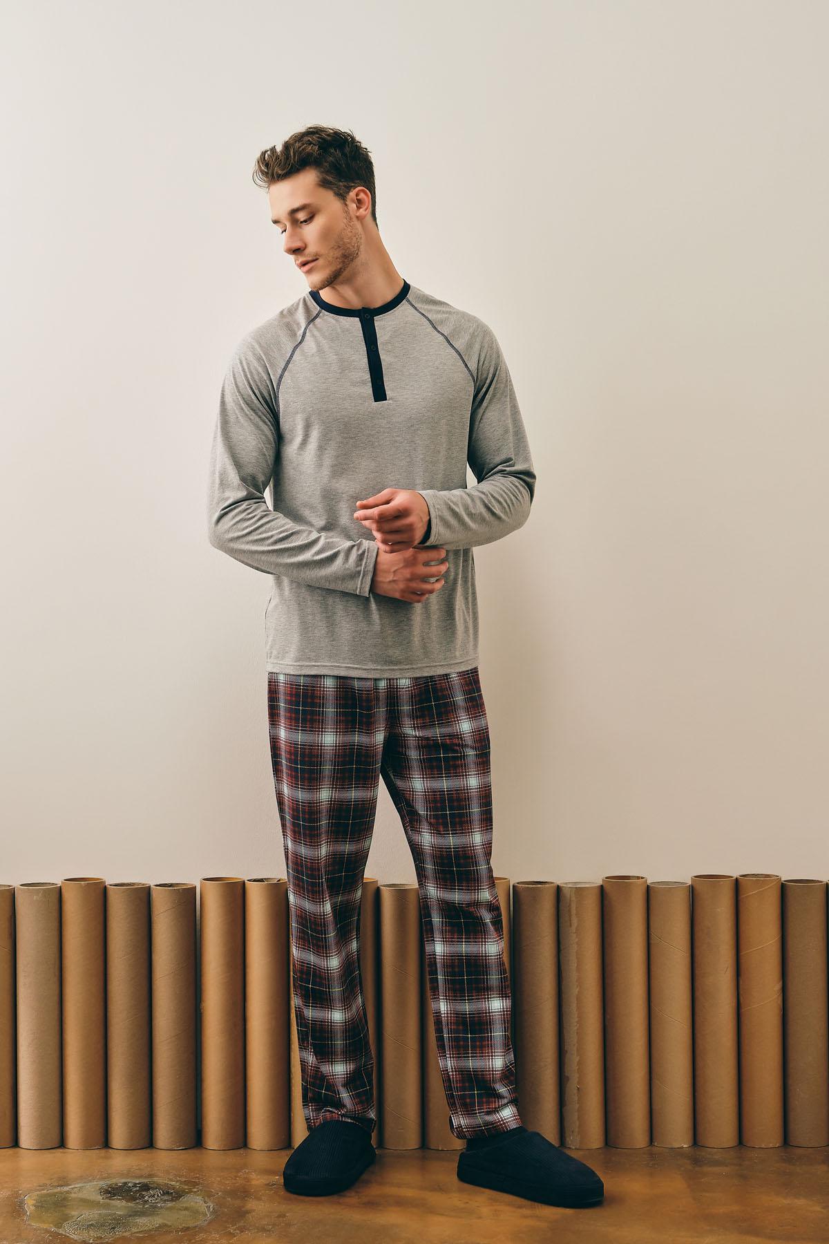 Піжама чоловіча HAYS 27469 L Gri Melanj (CN29333)