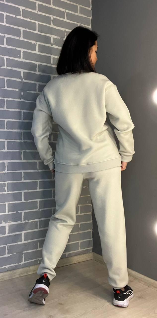 Брюки женские PEPPER MINT 24-13 спортивные джоггеры резинка на талии утепленные S Светло-серый (905) - фото 3 Брюки женские PEPPER MINT 24-13 спортивные джоггеры резинка на талии утепленные S Светло-серый (905) - фото 3