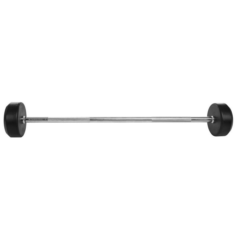 Штанга фиксированная обрезиненная Zelart Rubber Coated Barbell TA-2685-20 95 см 20 кг (DR002522) - фото 2