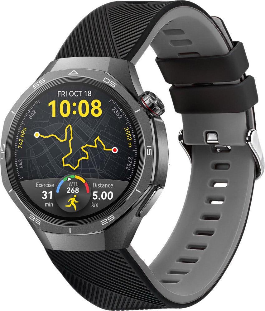 Ремешок Luminic для Huawei Watch GT 5/GT 5 Pro 46 мм Black/Grey (38666-53)