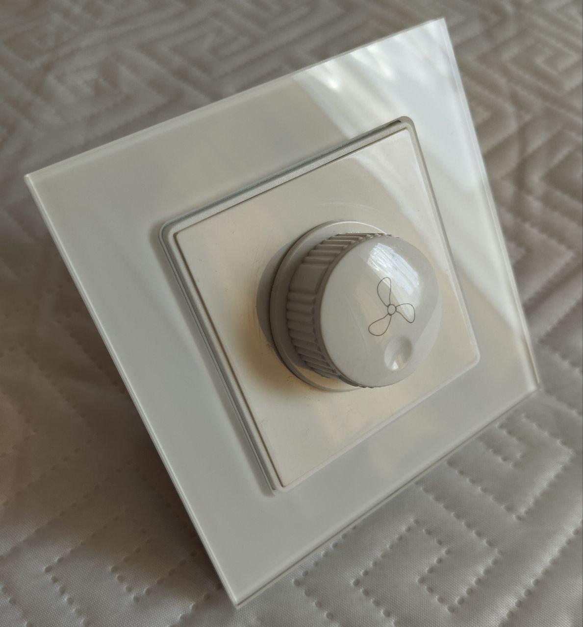 Регулятор оборотов вентилятора Glass стеклопластик White (27159102) - фото 8 Регулятор оборотов вентилятора Glass стеклопластик White (27159102) - фото 8