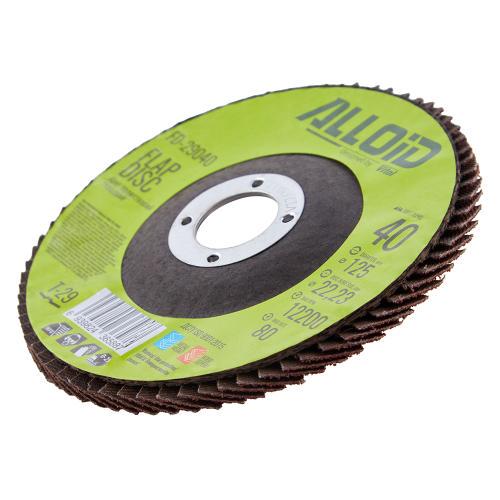 Круг пелюстковий торцевий Alloid 125 мм P40 T29 (00000061423) - фото 8