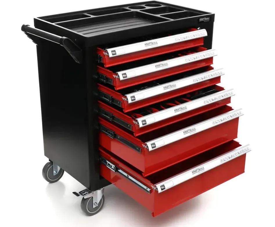 Тележка с набором инструментов Kraft&Dele 263 шт. 850х470х970 мм (KD362)