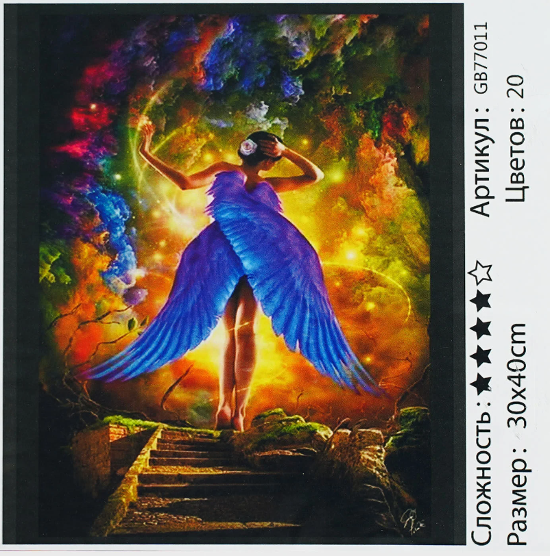 Алмазна мозаїка TK Group Фея 30х40 см (GB 77011)