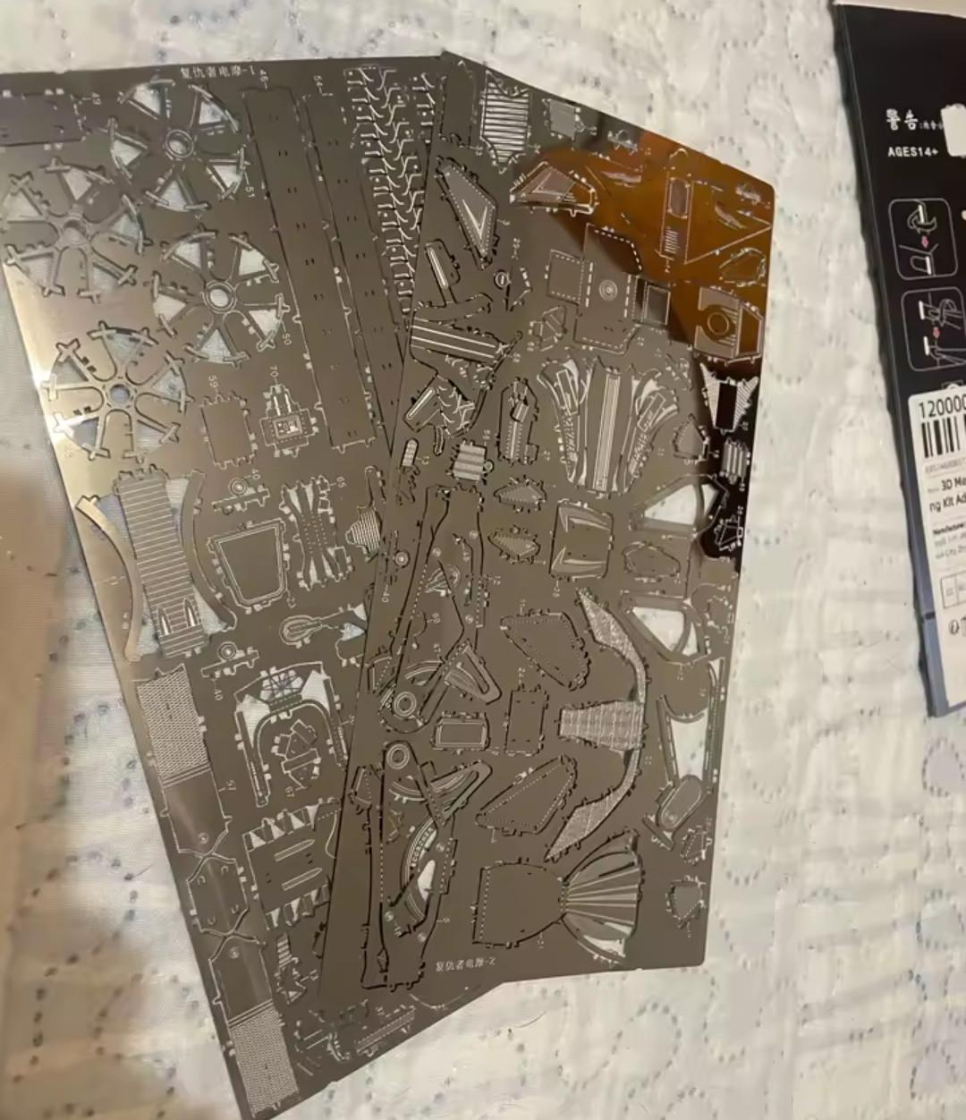 Конструктор металлический 3D Мотоцикл - фото 8 Конструктор металлический 3D Мотоцикл - фото 8