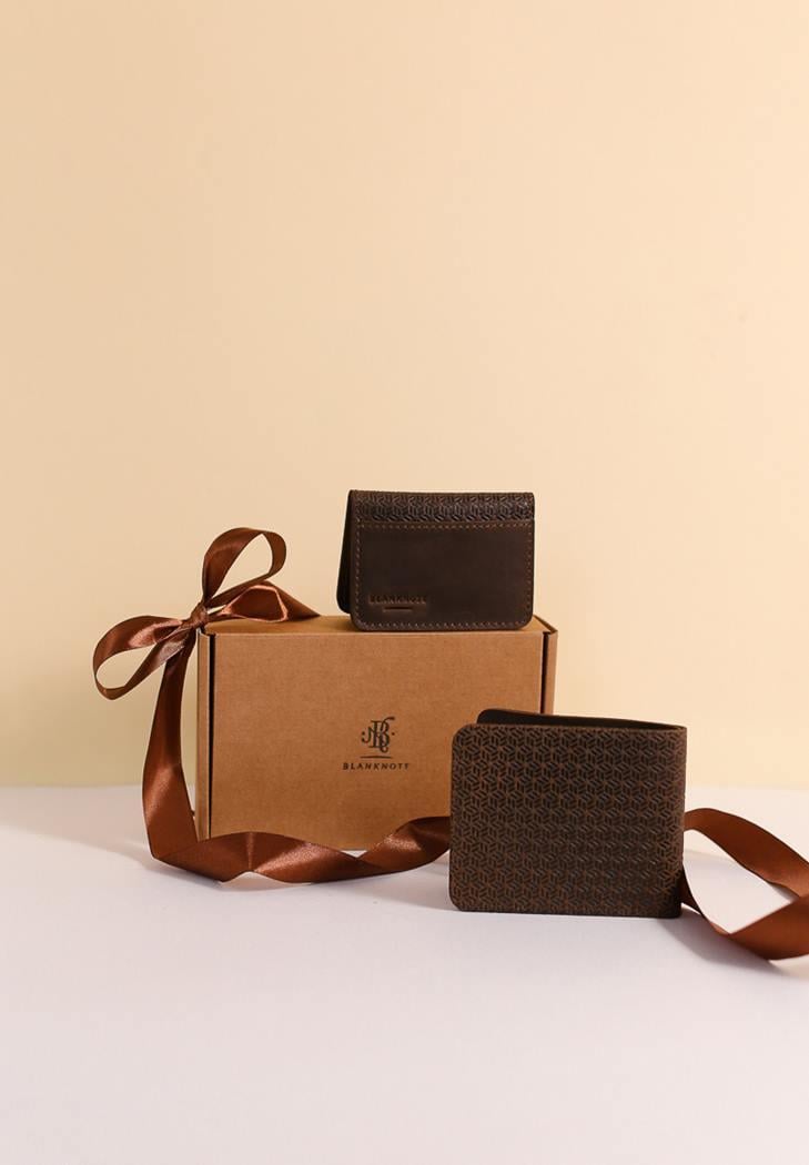 Набор кожаных аксессуаров подарочный мужской Пекин (A-027304)