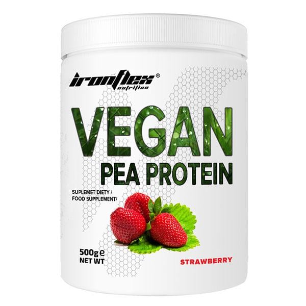 Протеин IronFlex вег.an Pea Protein 500 г 16 порций Strawberry (000024797)