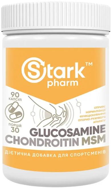 Натуральная добавка StarkPharm Glucosamine Chondroitin MSM 90 капсул