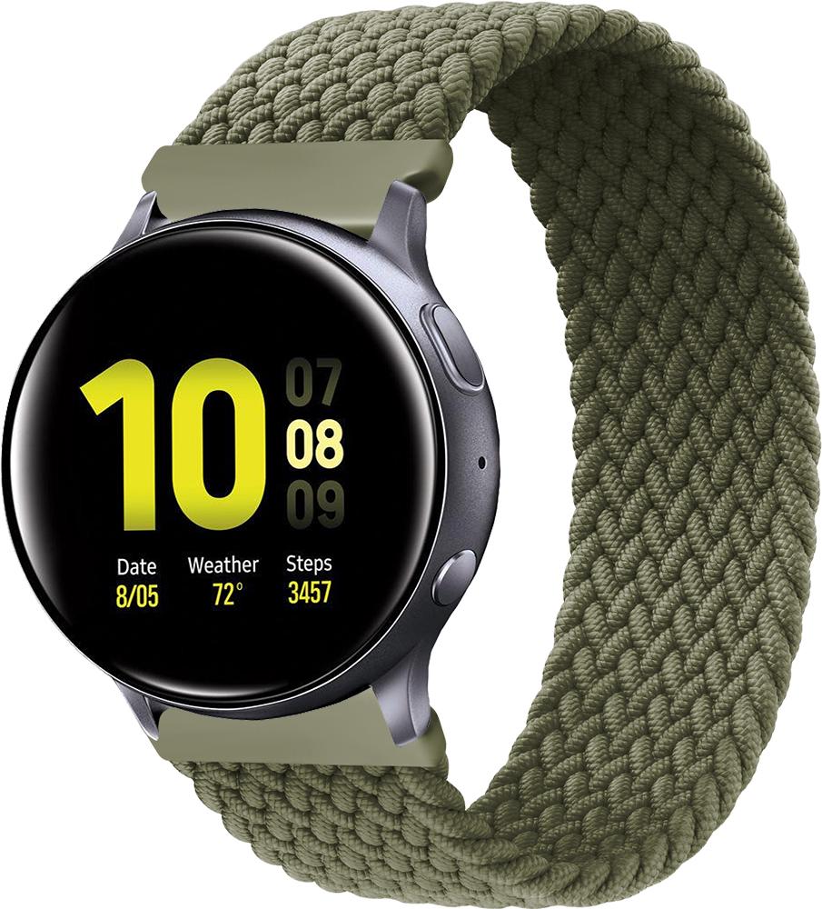 Ремінець Solo Loop для Galaxy Watch Active 2 40/44 мм (135 мм) Khaki (20928)