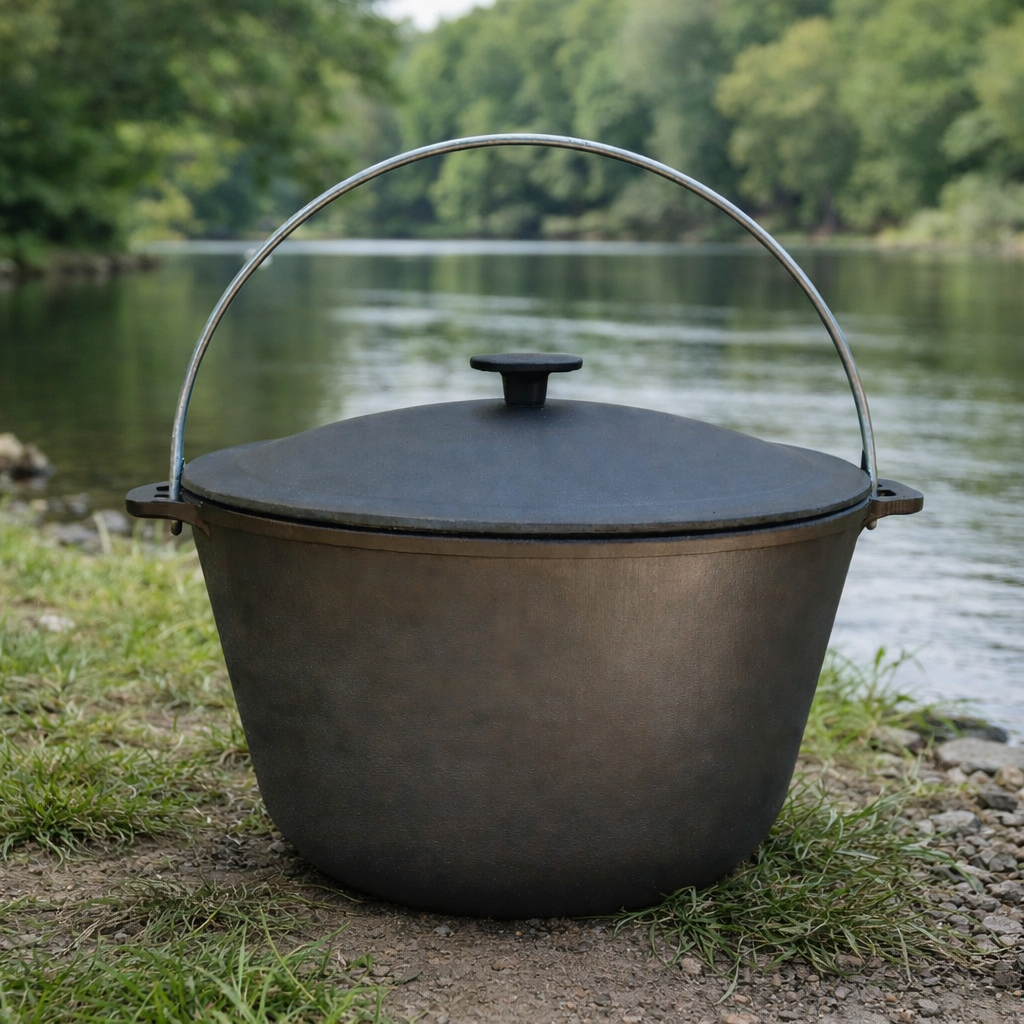 Котел туристический Jooki КТ-12 чугунный с крышкой 12 л (10289)