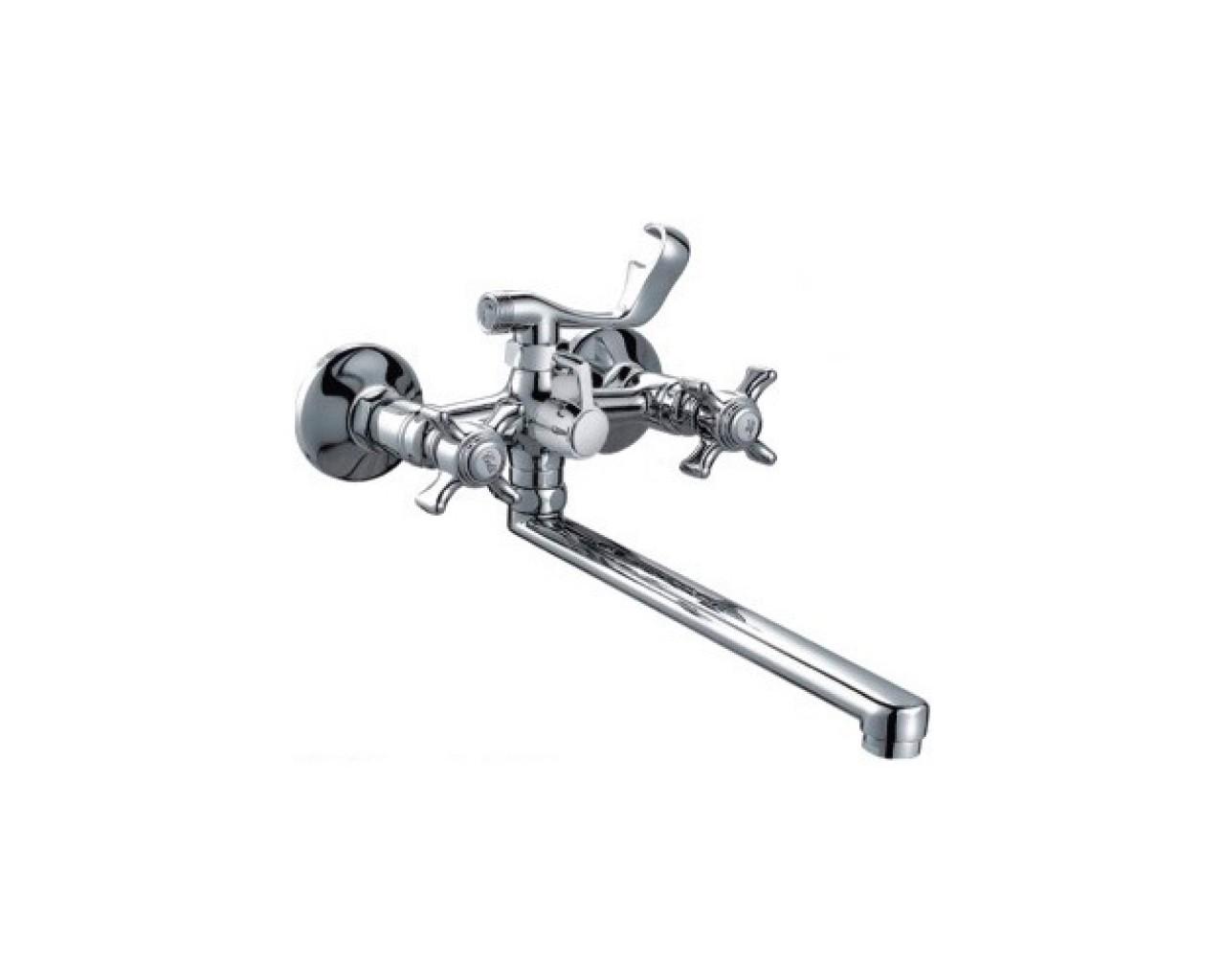 Змішувач для ванної Frap H24 F2124 1033912 двовентильний Хром (102686)