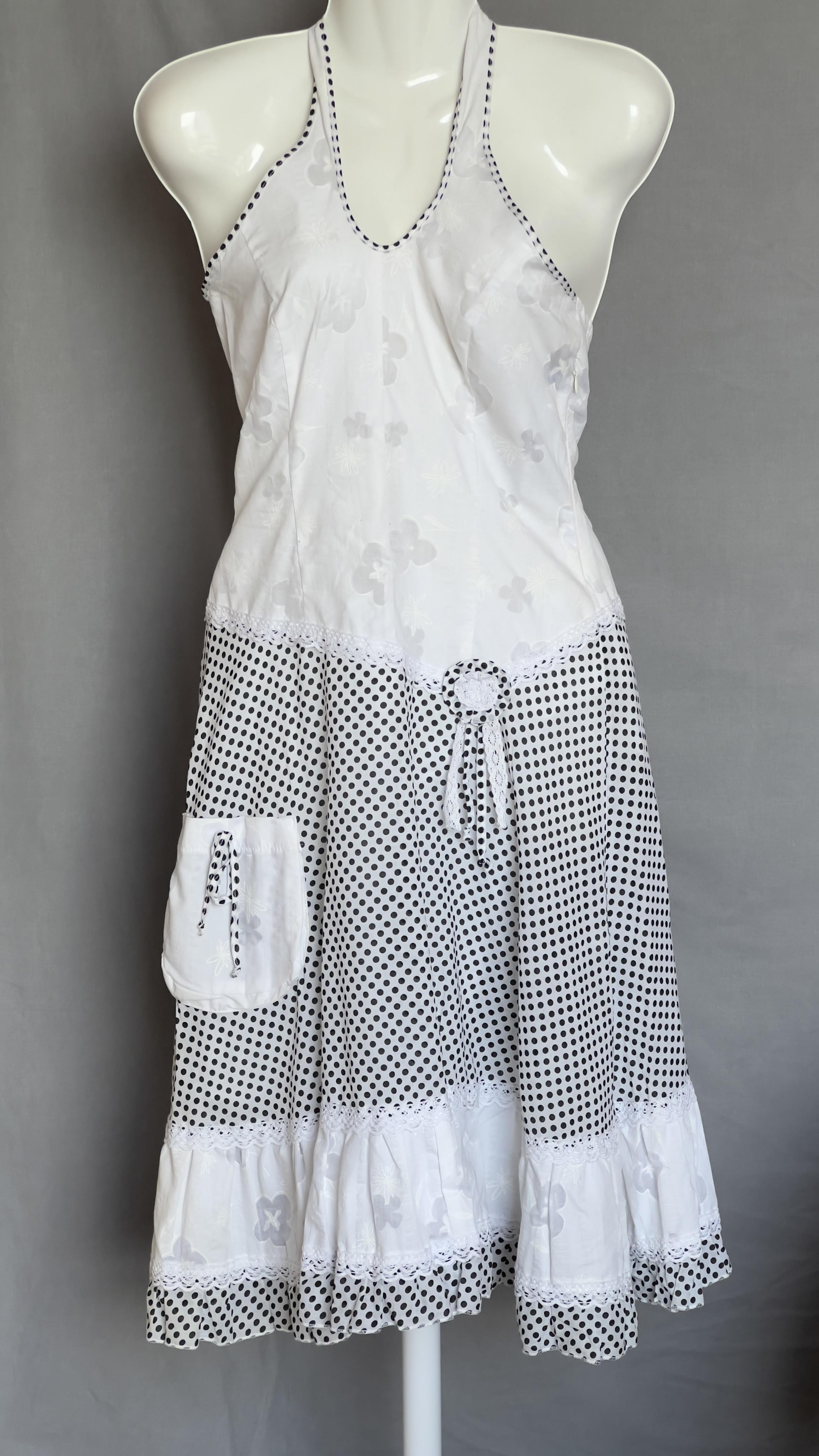 Сарафан в крапочку XS/S Білий (9358436)