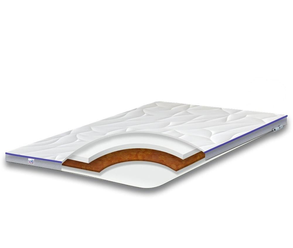 Матрац-топер ортопедичний Family Sleep Hard Soft TOP Air для дивана/ліжка 80x190 см Білий (НФ-00000796) Матрац-топер ортопедичний Family Sleep Hard Soft TOP Air для дивана/ліжка 80x190 см Білий (НФ-00000796)