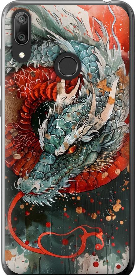 Чехол на Huawei Y7 2019 Стихия огня (6101u-1638-42517)
