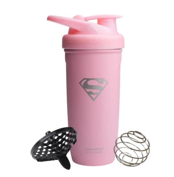 Шейкер спортивный SmartShake Reforce Supergirl Pink 900 мл (11150801)
