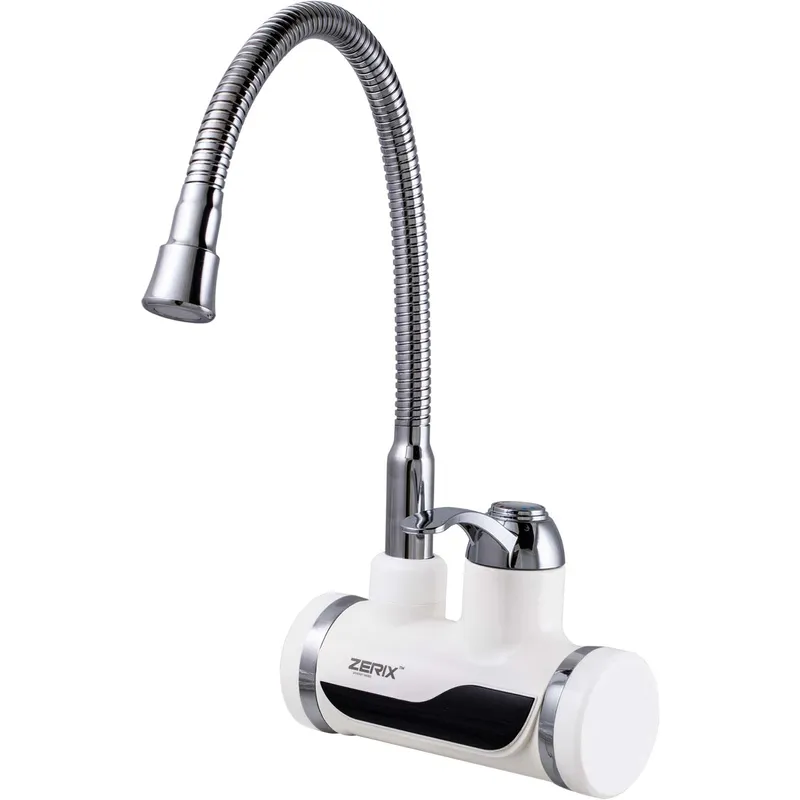 Проточный водонагреватель Zerix ELW02-EFW с индикатором температуры (ZX2774)