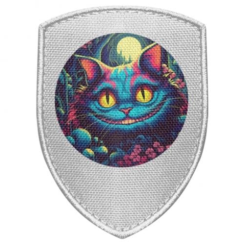 Шеврон щит Чеширский кот улыбка Алиса в стране чудес (17681675-1-196918)