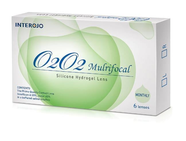 Контактні лінзи Interojo O2O2 Multifocal мультифокальні на 1 місяць аддідація 1,5 -1,25 6 шт. (7455-148)