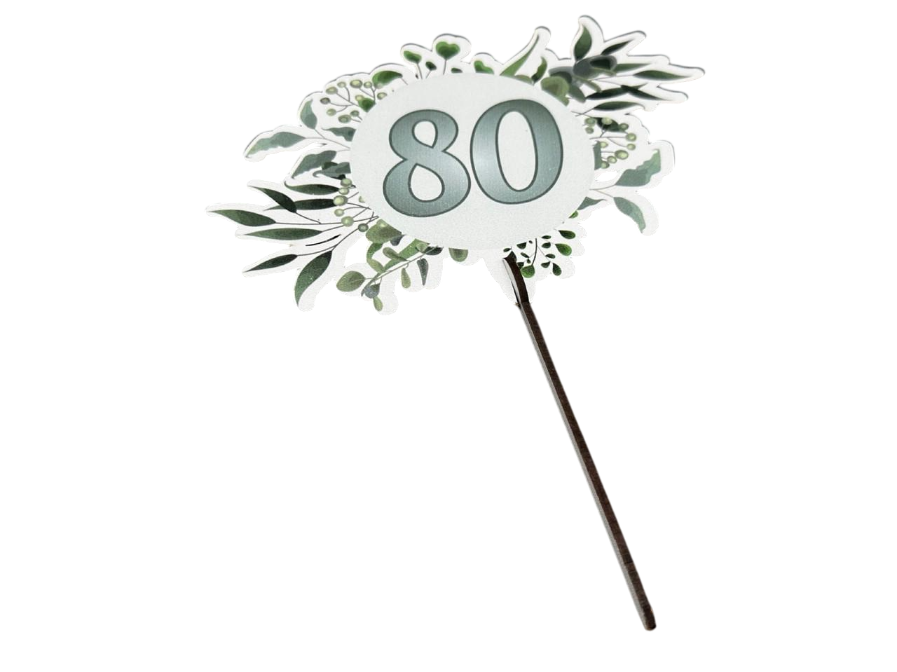 Заготовка-топпер цифра 80 из фанеры для декупажа 18 см (Т-1026) Заготовка-топпер цифра 80 из фанеры для декупажа 18 см (Т-1026)