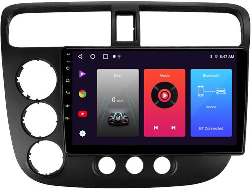 Магнитола штатная Sigma PRO 9464 4/64 GB Honda Civic 7 2000-2006 9" (AR-78350)