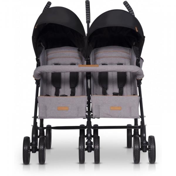 Коляска Easygo Коляска для двійні Comfort Duo 2019 grey fox, сірий (9023-EGCD-06) - фото 3