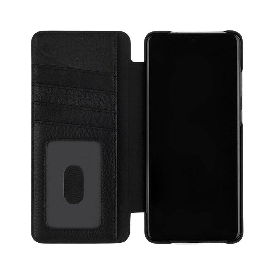 Защитный чехол книжка наутральная кожа Case-Mate Wallet Folio для Samsung Galaxy S20 Plus Черный - фото 1