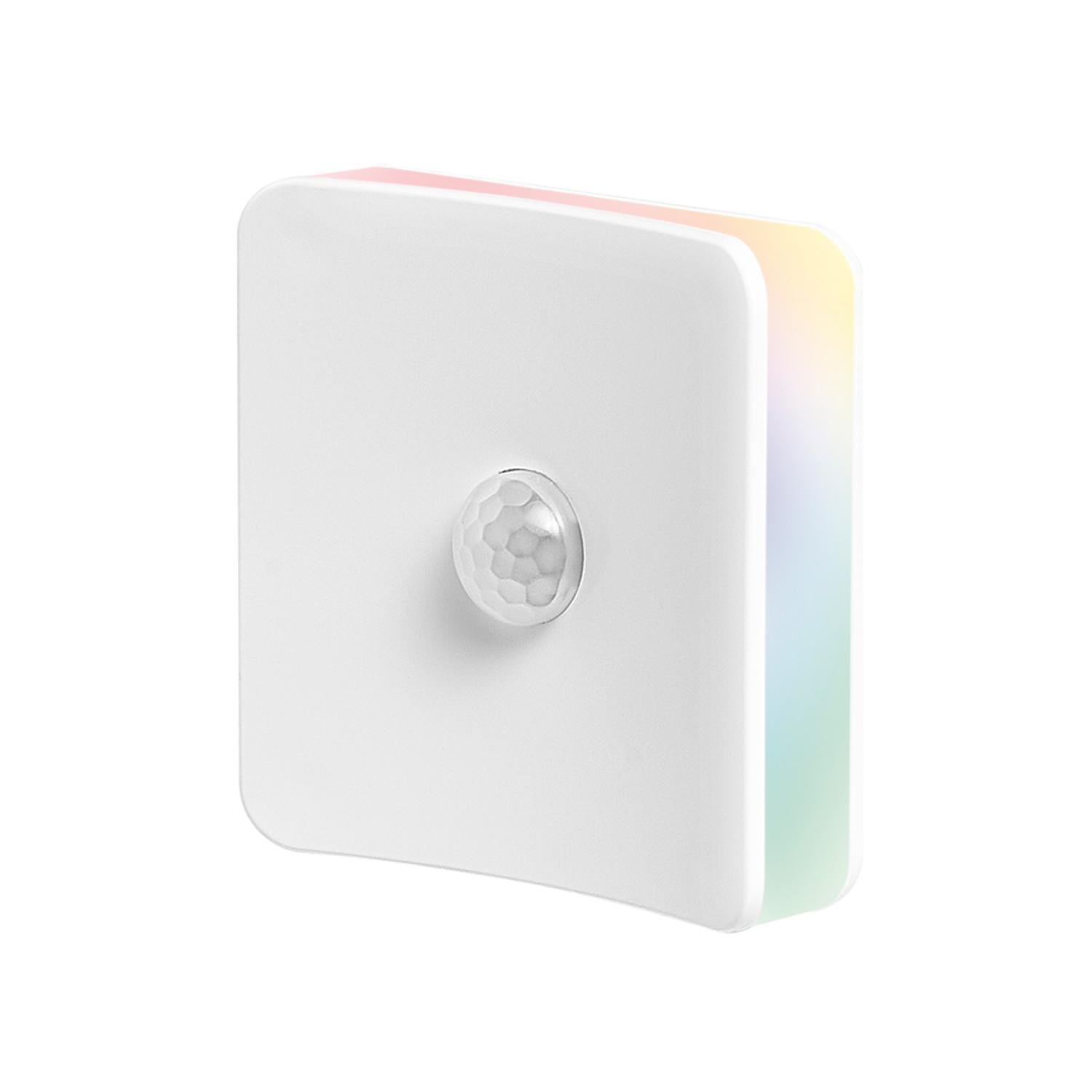 Нічник Osram LUNETTA SQUARE 0,30W RGB 230V 62x62x62 мм з сенсором руху і світла (4099854530692) - фото 2 Нічник Osram LUNETTA SQUARE 0,30W RGB 230V 62x62x62 мм з сенсором руху і світла (4099854530692) - фото 2